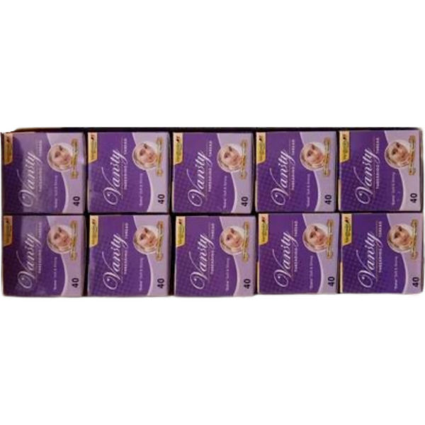 Vardhaman 10 Spool Vanity Eyebrow Cotton Threading Threads Antiseptic Facial Hair Remover - Distacart