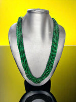 Thumbnail for Inhanns Crystal Beads Luxe Edition – Multi-Layered Necklace - Dark Green - Distacart