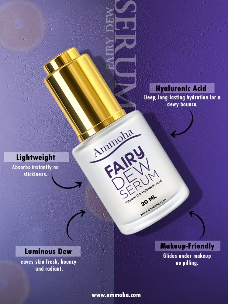 Ammoha Cosmetics Fairy Dew Serum with Vitamin C - Distacart