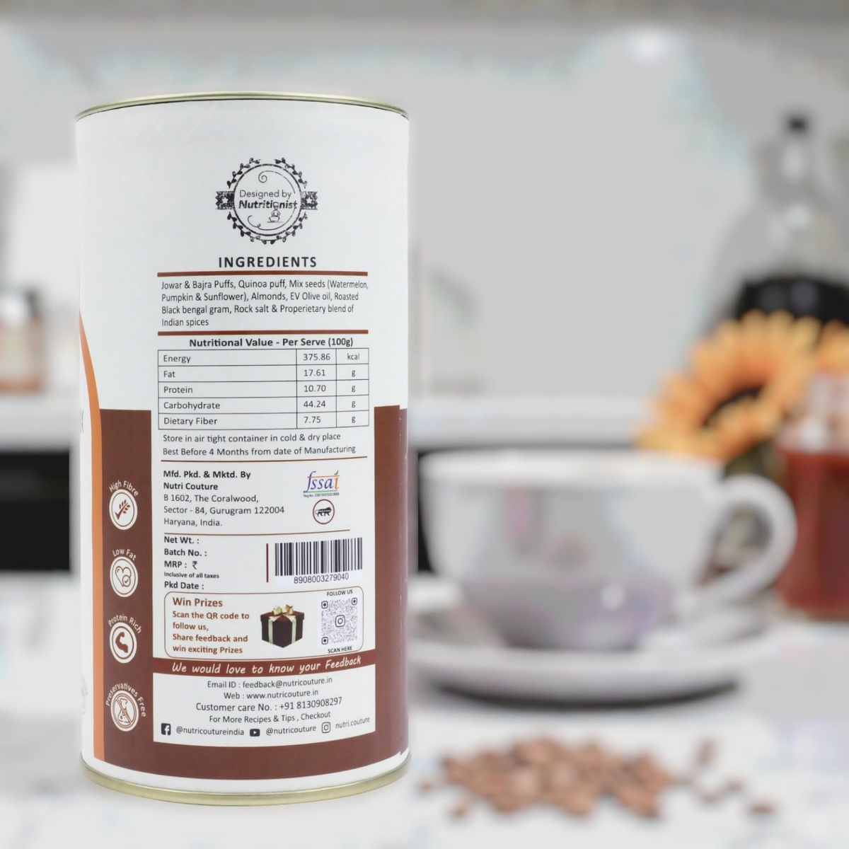Nutri Couture Millets & Nuts Mix - Distacart
