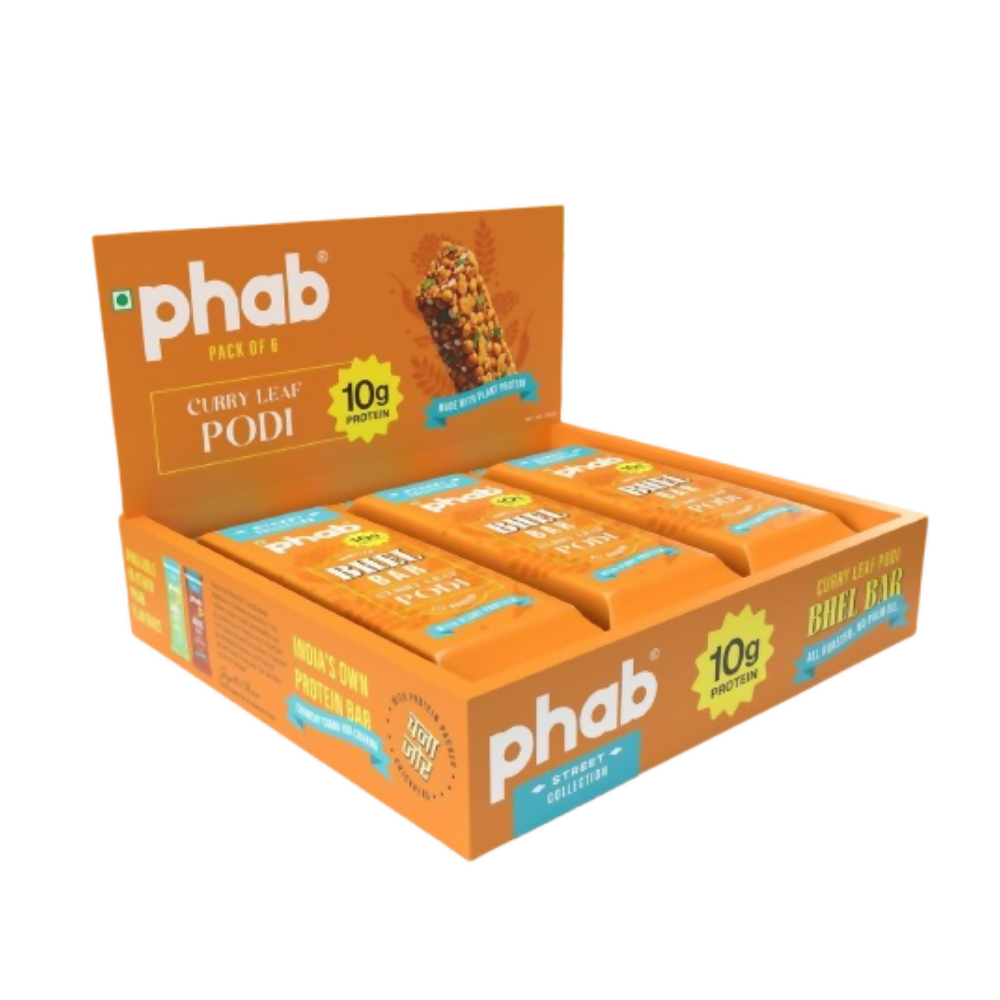 Phab Curry Podi Leaf Protein Bars - Dista