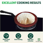 Thumbnail for The Indus Valley CASTrong Cast Iron Concave Tawa, Pre-seasoned, Nonstick, 100% Pure, Toxin-free, Spatula, 25.4cm, 1.9kg