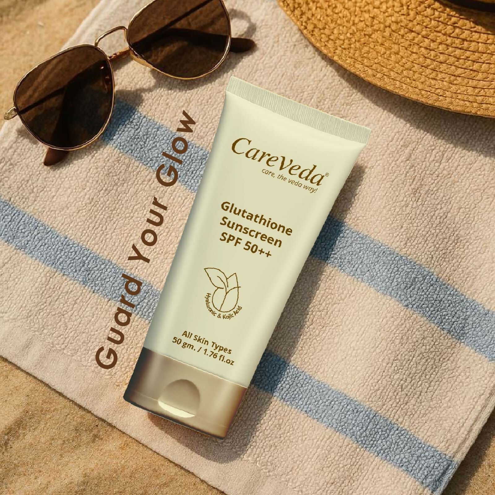 CareVeda Glutathione Sunscreen SPF 50++ - Dista