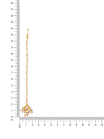 Thumbnail for Ruby Raang Gold Square with Pearls Kundan Maang Tikka