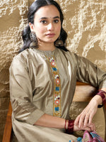 Thumbnail for Indo Era Women Floral Embroidered Regular Thread Work Kurta with Trousers & Dupatta