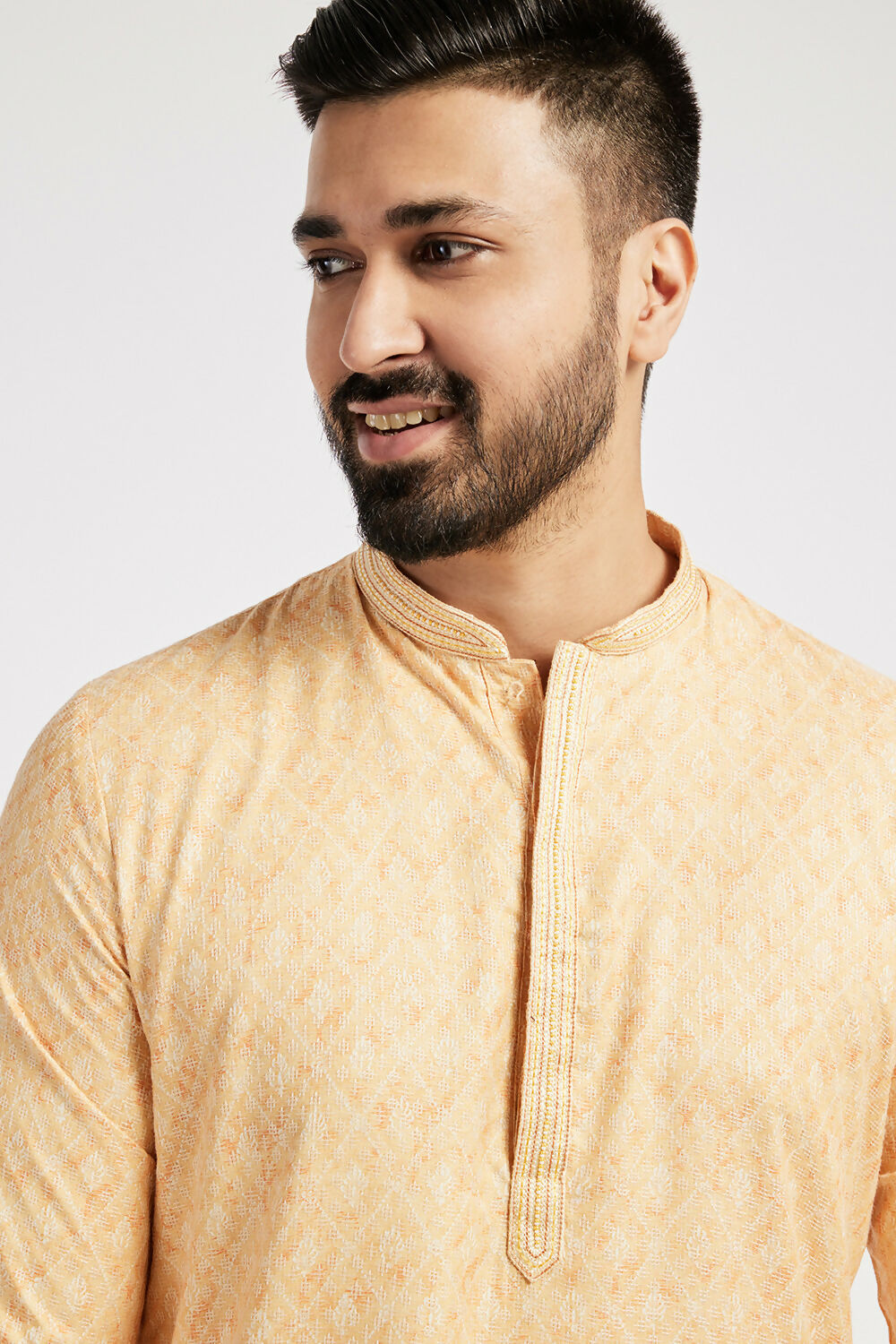 Ethnic India Yellow Men's Kurta - Distacart