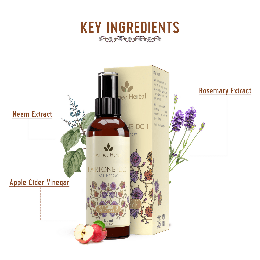 Avimee Herbal Hairtone DC1 Scalp Spray - Distacart