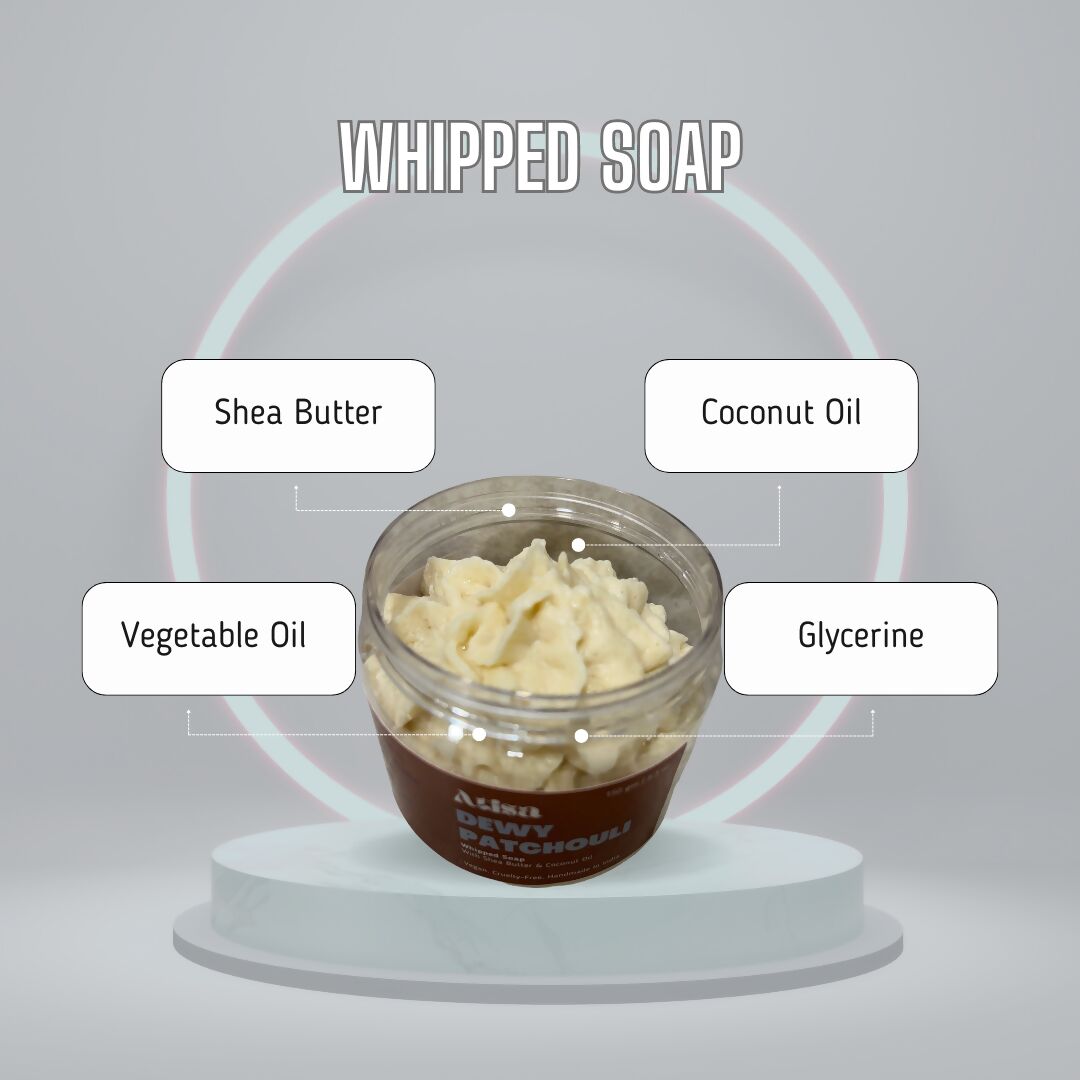 Atisa Dewy Patchouli Whipped Soap - Distacart