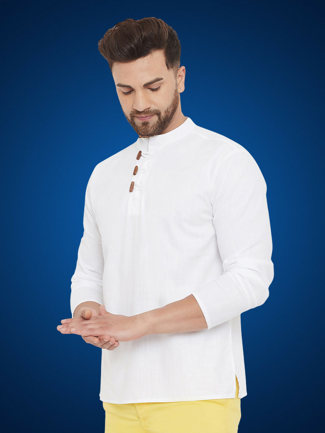 Even Apparels Men's Pure Cotton White Kurta - Distacart