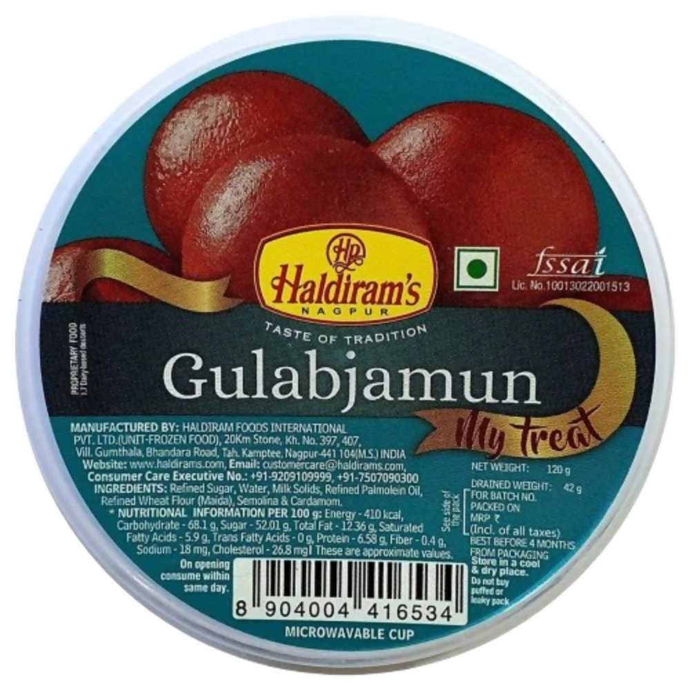 Haldiram's Gulab Jamun Cup - Distacart