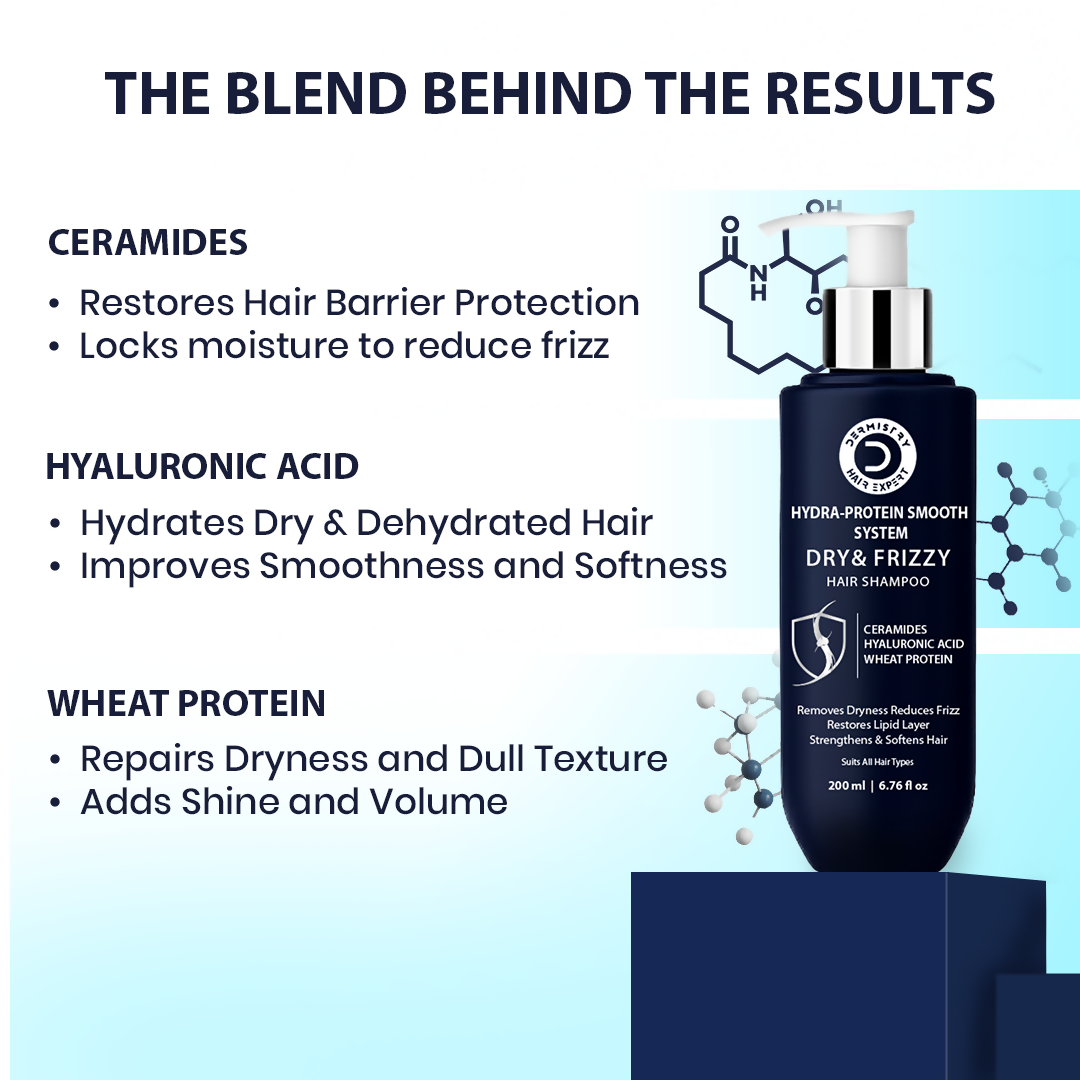 Dermistry Keratin Protein Arginine Damage Repair Control & Protect Shampoo - Distacart