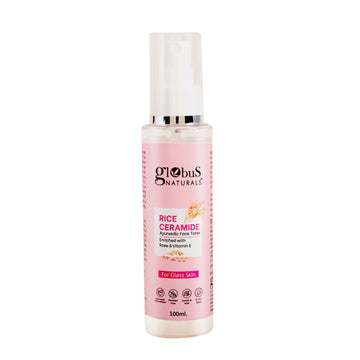 Globus Naturals Rice Ceramide Ayurvedic Face Toner, For Korean Glass Skin - Distacart