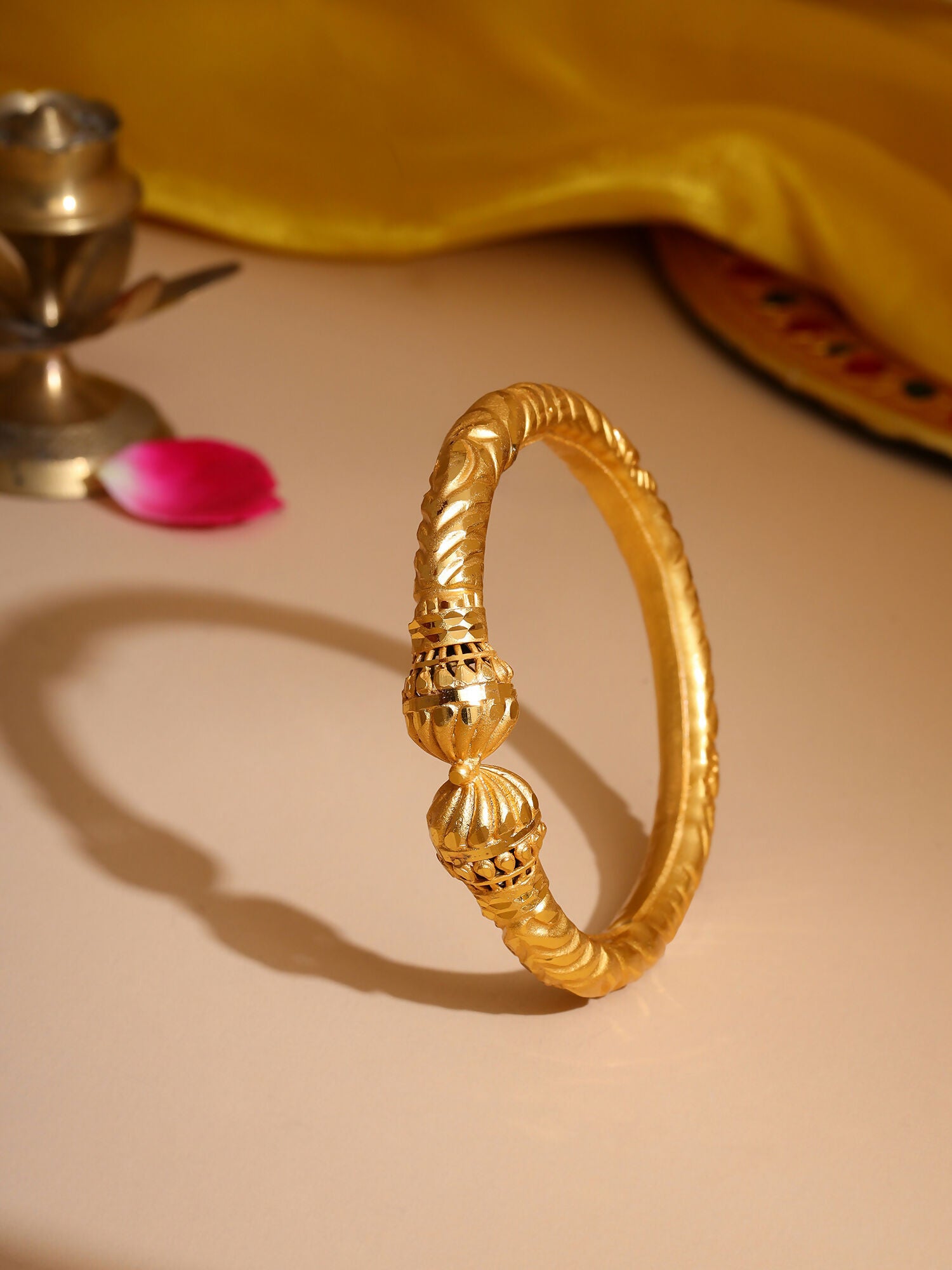 Ruby Raang Golden Bangle