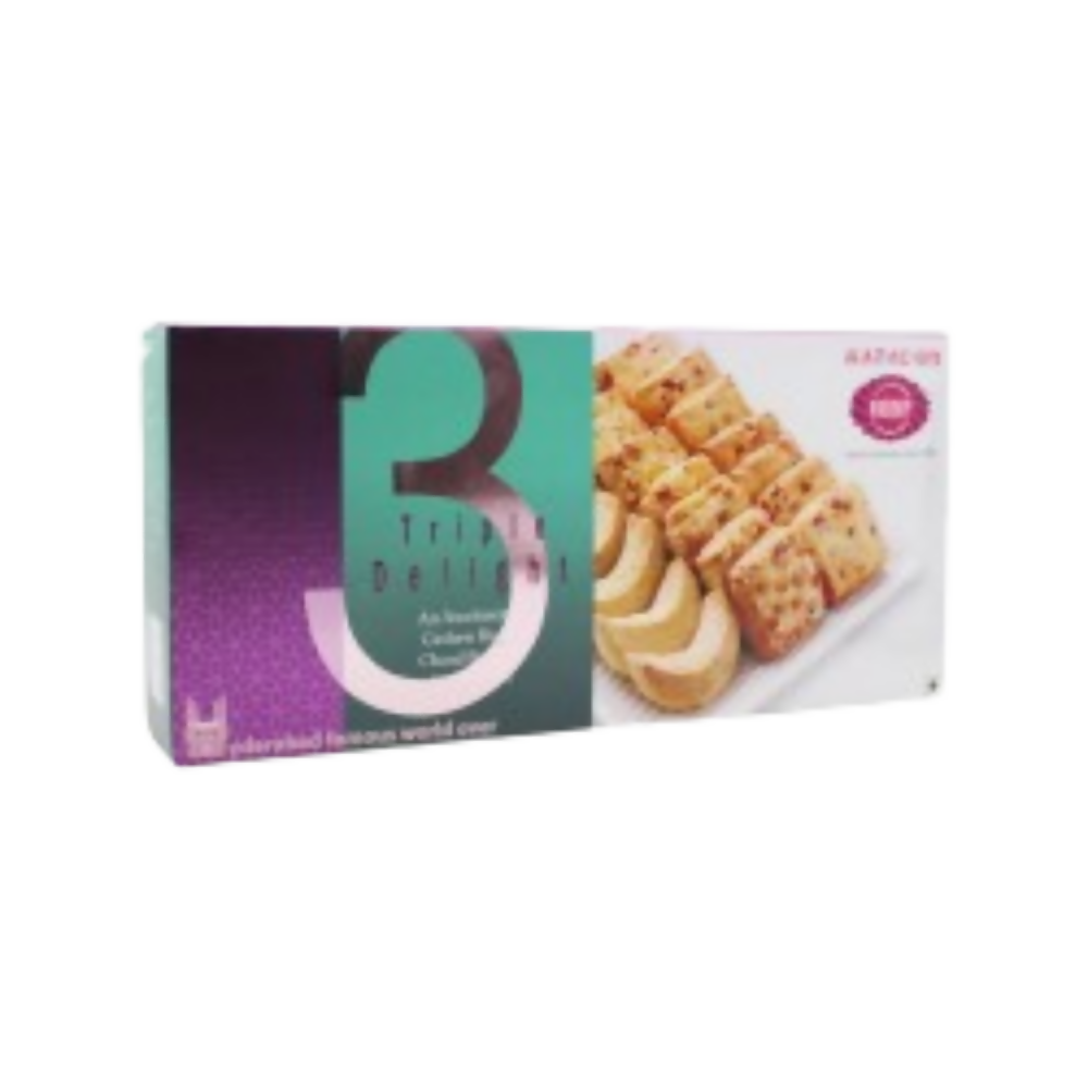 Karachi Bakery Triple Delight (Cashew, Chand, Fruit) - Distacart