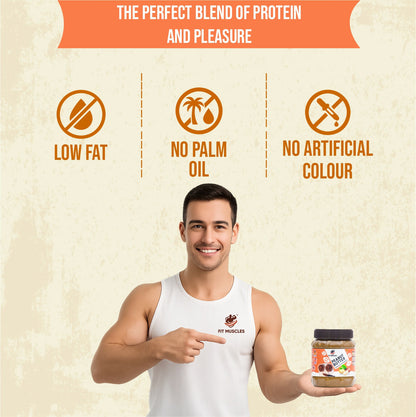 Fit Muscles Chocolate Peanut Butter Crunchy Chocolate - Distacart