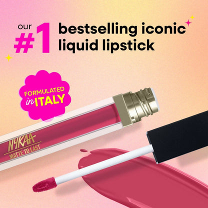 Nykaa Matte To Last ! Transferproof Liquid Lipstick - Dilli - 07 - Dista