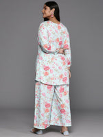 Thumbnail for Ahalyaa Women's Traditional Wear Co-ords - Powder Blue - Distacart