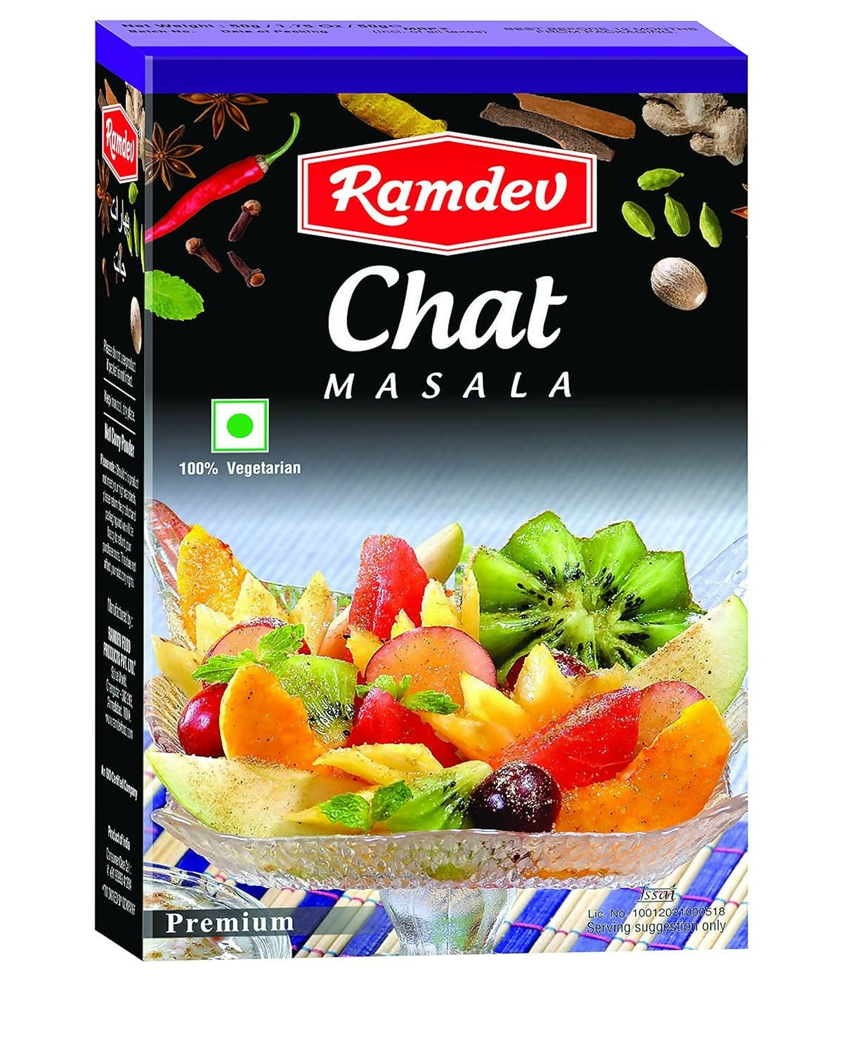 Ramdev Chat Masala Powder - Distacart
