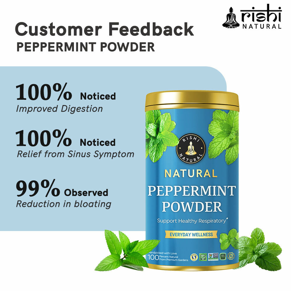 Copy of PEPPERMINT POWDER CUSTOMER FEEDBACK