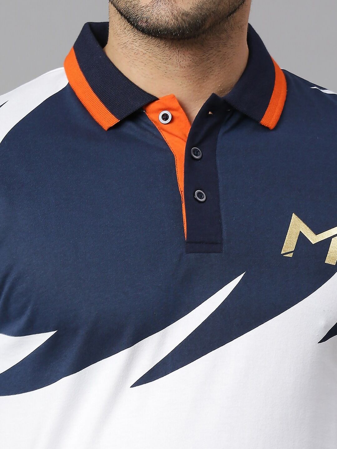 Fancode Mumbai Indians Printed Cotton T-shirt - Distacart