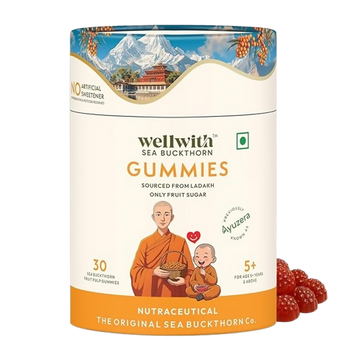 Wellwith Sea buckthorn Vitamin C Rich, multivitamin supplement, Immunity Gummies - Distacart