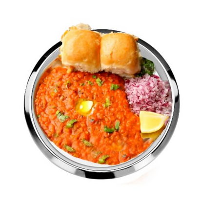 Vinod Stainless Steel Two Tone Serving Dish/Salad Plate/Snack Plate - Dista