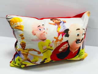 Unique Fashion Microfibre Filled Cushion For Kids - Motu Patlu - Distacart