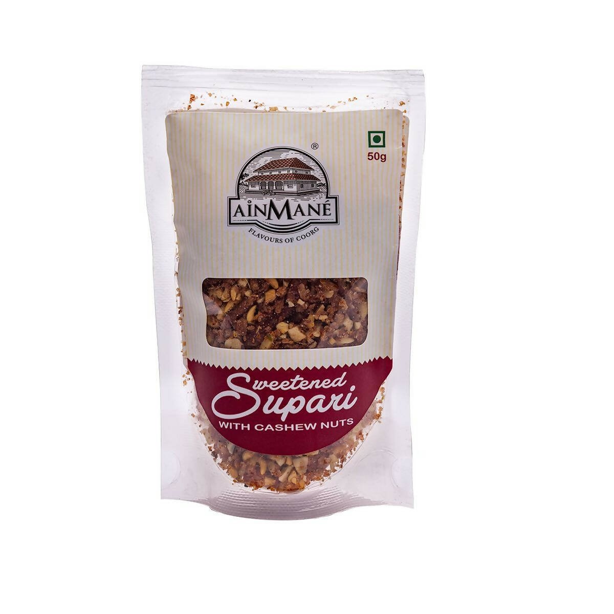 Ainmane Sweetened Supari With Cashew Nuts - Distacart