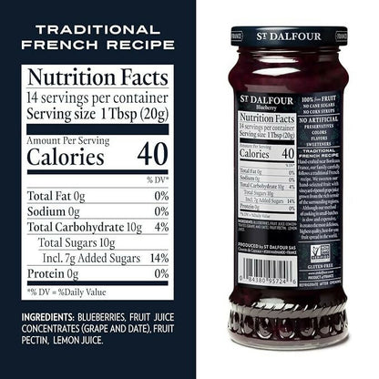ST. DALFOUR Blueberry Fruit Spread - Dista