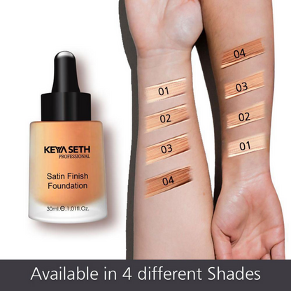 Keya Seth Aromatherapy Professional Satin Finish Foundation - Shade 4 - Distacart