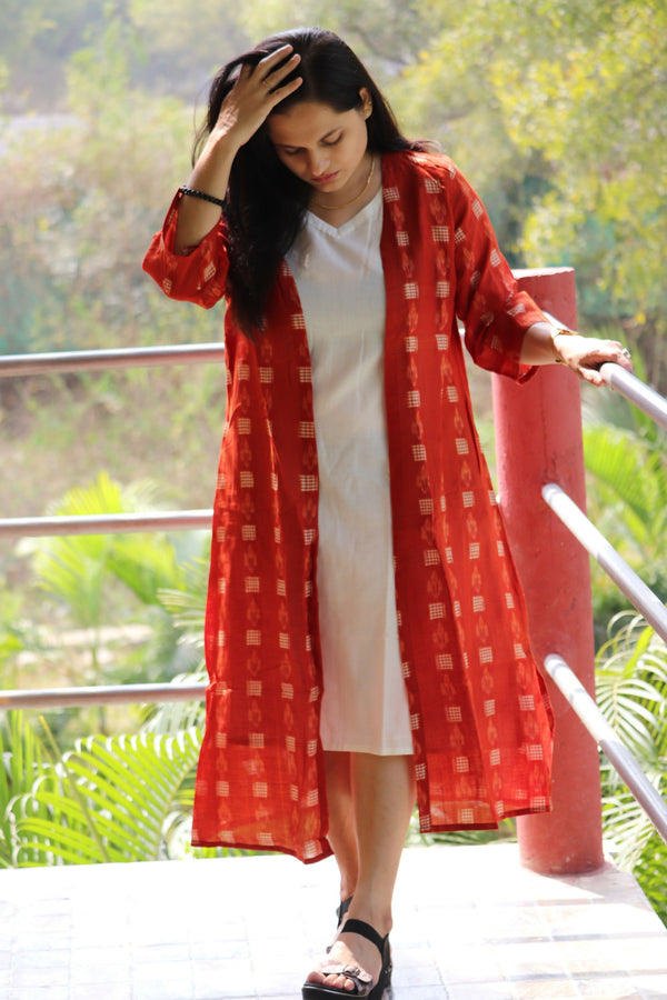 Buy Earthyweaves AgniSvarna Sambalpuri Dress Online At Low Price