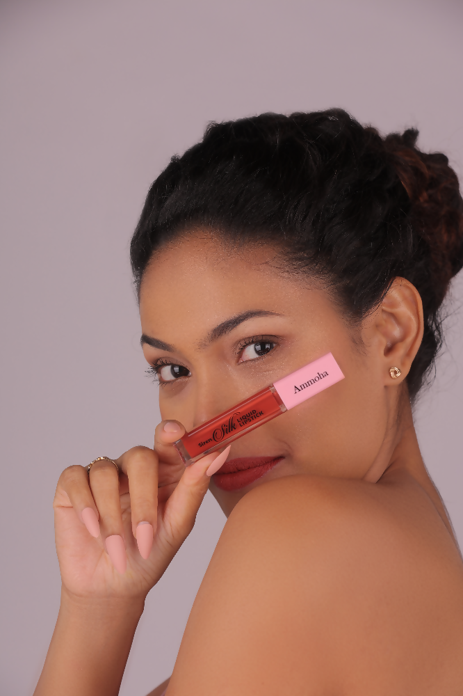 Ammoha Cosmetics Long-Lasting, Matte-Finished Cocoa Craze Color Liquid Lipstick - Distacart