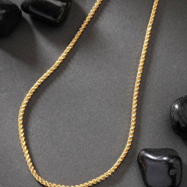 NVR Men's Gold-Plated Stainless Steel Chain - Distacart