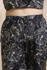 Thumbnail for Breathables Floral Cotton Co-Ord Set – Black - Dista