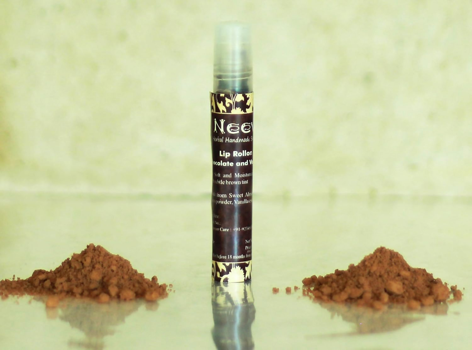 Neev Herbal Handmade Soaps Lip Rollon (Chocolate, Vanilla) - Distacart
