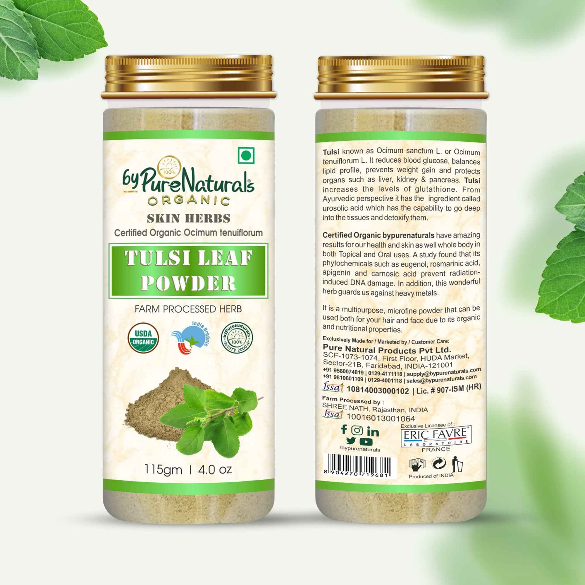 byPureNaturals Organic Tulsi Powder - Dista