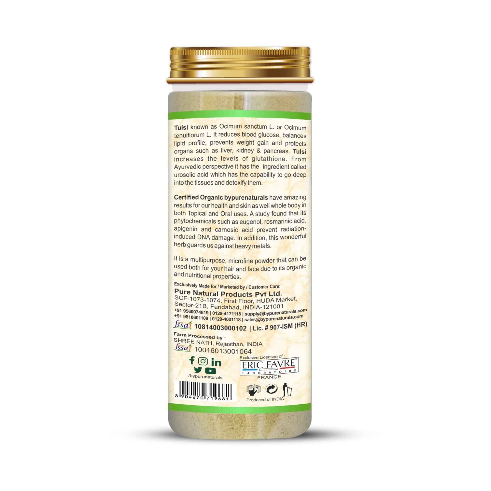 byPureNaturals Organic Tulsi Powder - Dista