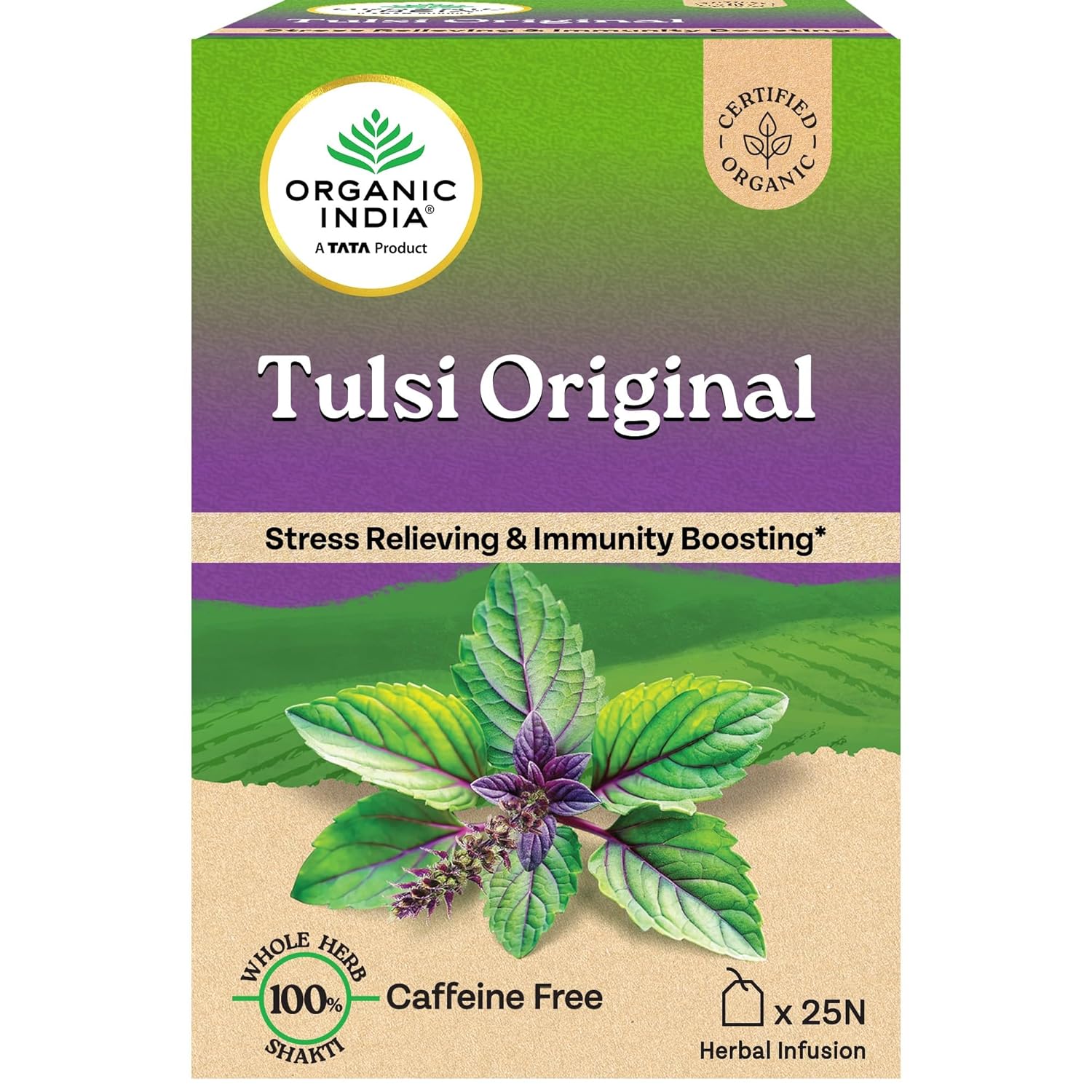 Organic India Tulsi Original 25 Tea Bags