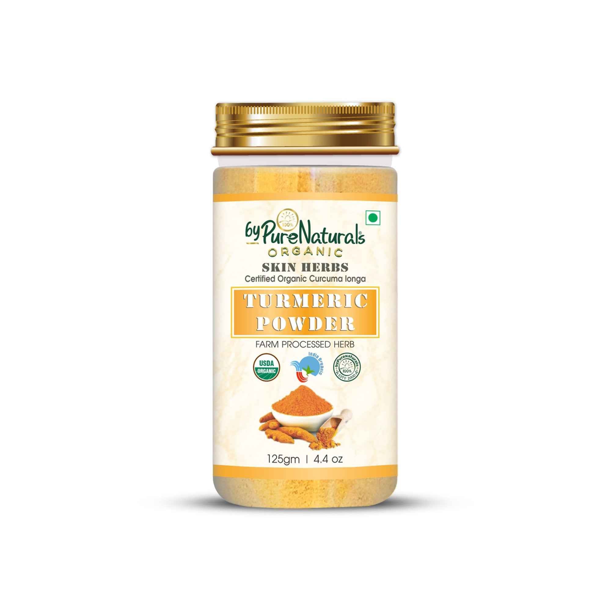 byPureNaturals Organic Turmeric Powder (Daru Haridra) - Dista