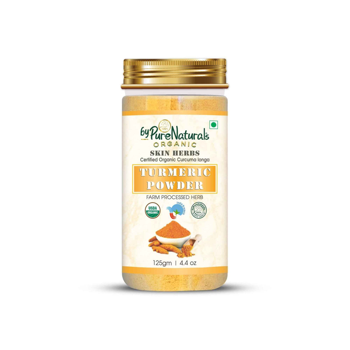 byPureNaturals Organic Turmeric Powder (Daru Haridra) - Dista