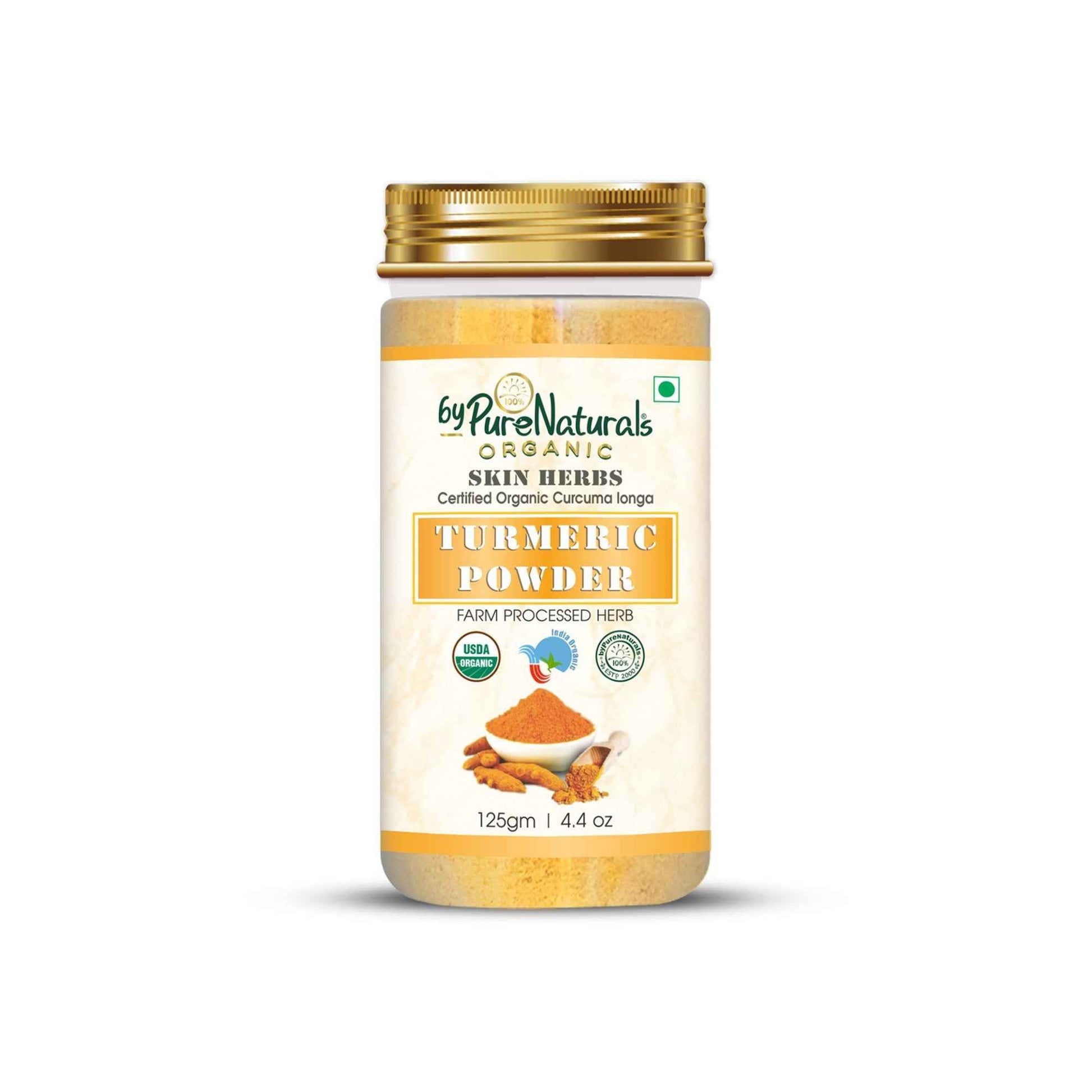 byPureNaturals Organic Turmeric Powder (Daru Haridra) - Dista