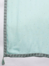 Thumbnail for https://cdn.shopify.com/s/files/1/0341/4805/7228/files/turquoise-blue-woven-design-silk-blend-straight-kurta-with-trousers-and-dupatta-libas-7.jpg?v=1739182045