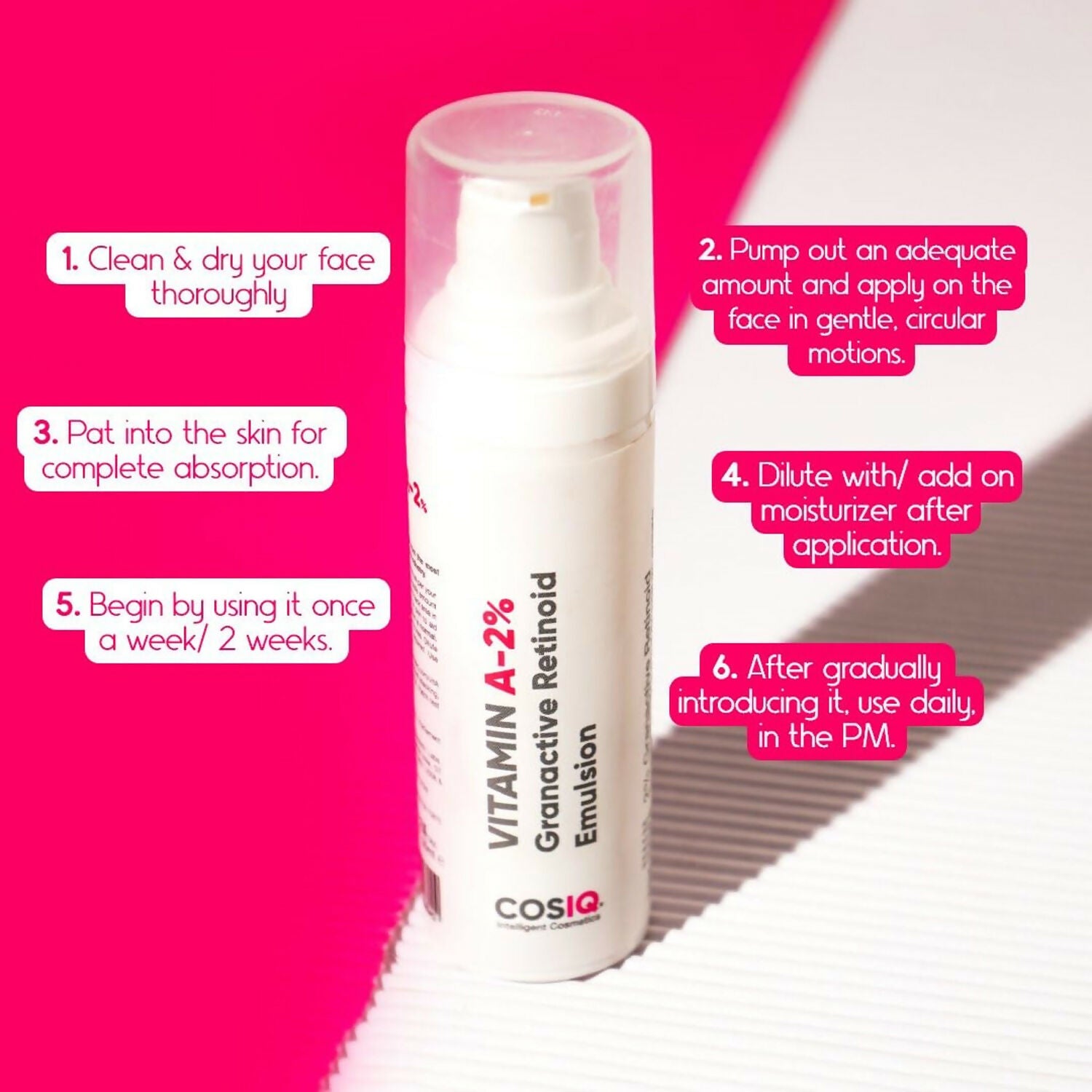 Cos-IQ Vitamin A-2% Granactive Retinoid Emulsion - Distacart