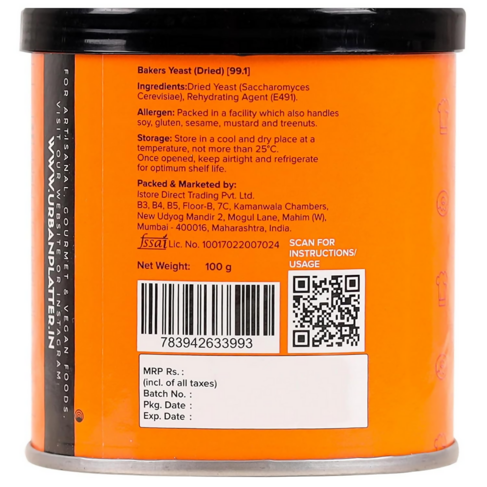 Urban Platter Baker's Active Dry Yeast - Distacart