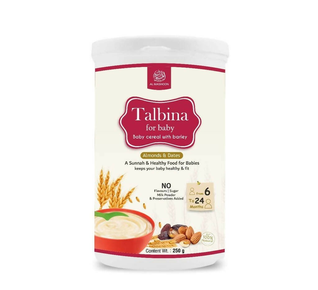 Al Masnoon Talbina For Baby with Almonds & Dates 6 to 24 Months - Distacart
