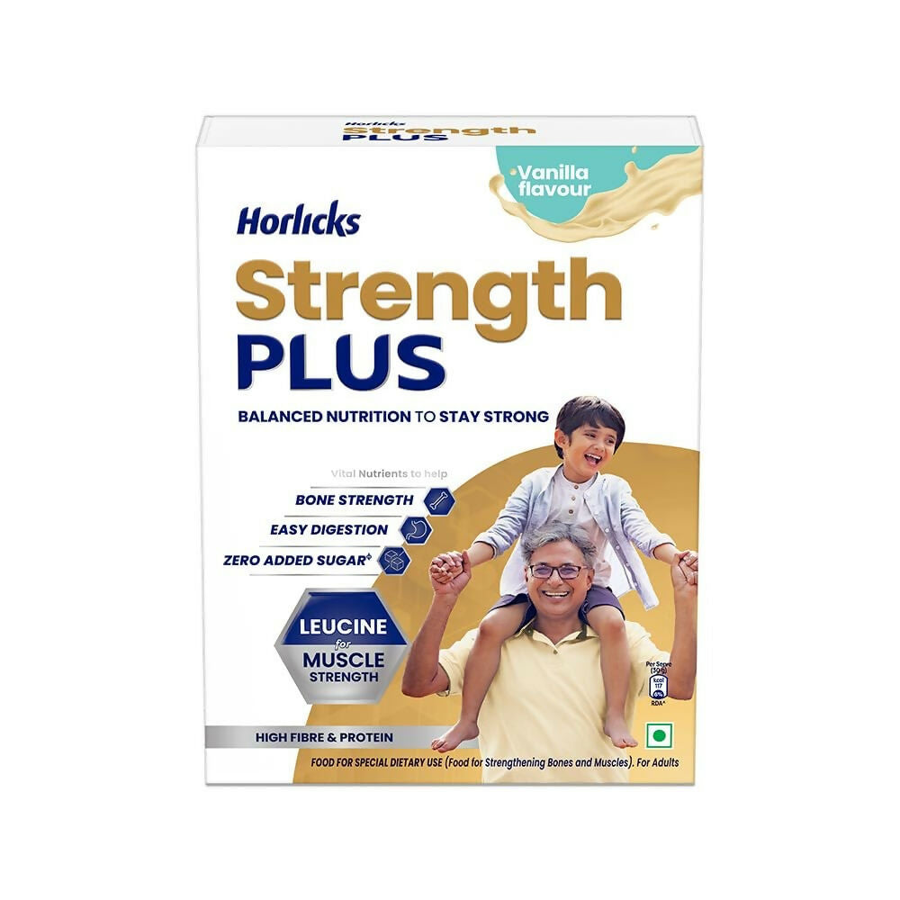 Horlicks Strength Plus - Vanilla Flavor - Distacart
