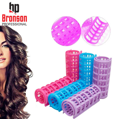 Bronson Professional Roller Curlers Clips For Women - 25mm - Dista