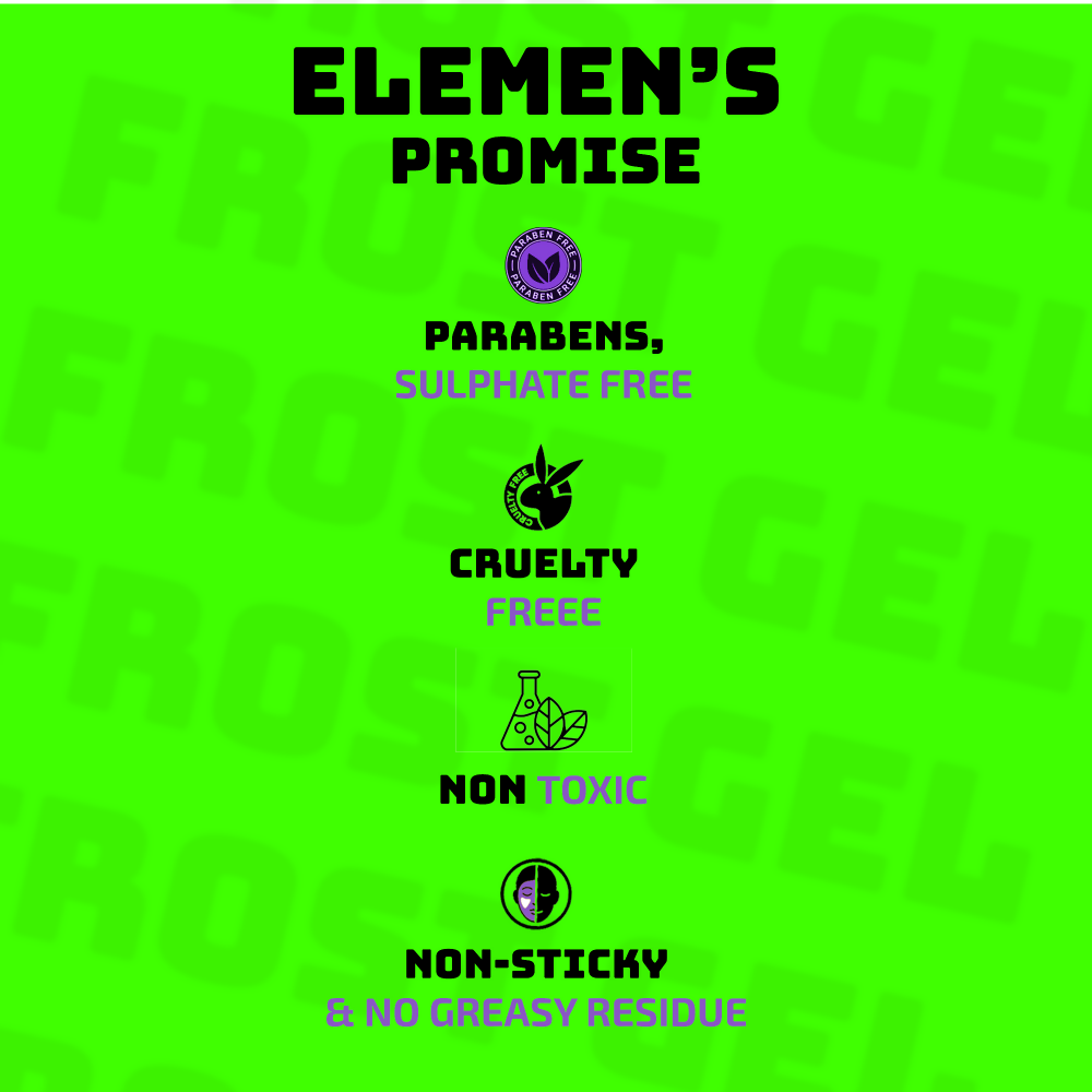 Elemen Hydraflex Frost Gel Moisturiser with Blueberry & Aqua Boost Complex - Distacart