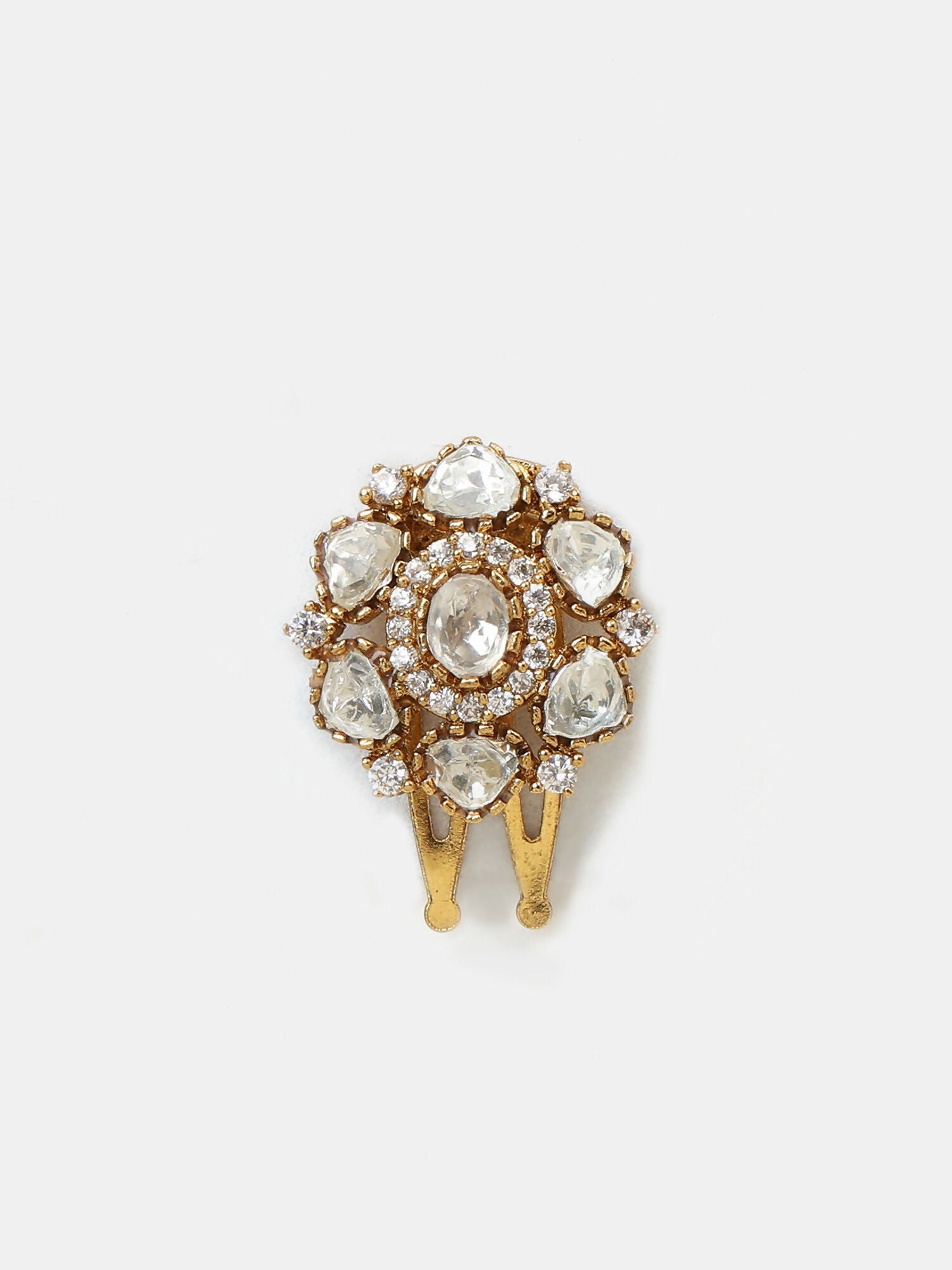 Ruby Raang Crown Leaf Hair Pin - Distacart