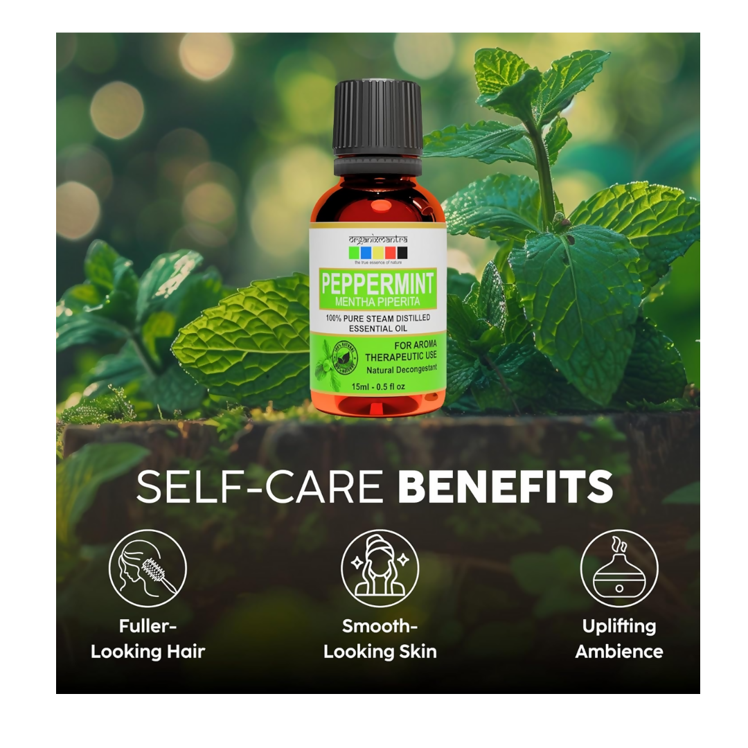 Organix Mantra Peppermint Oil for Hair - 100% Natural Peppermint Essential Oil - Distacart